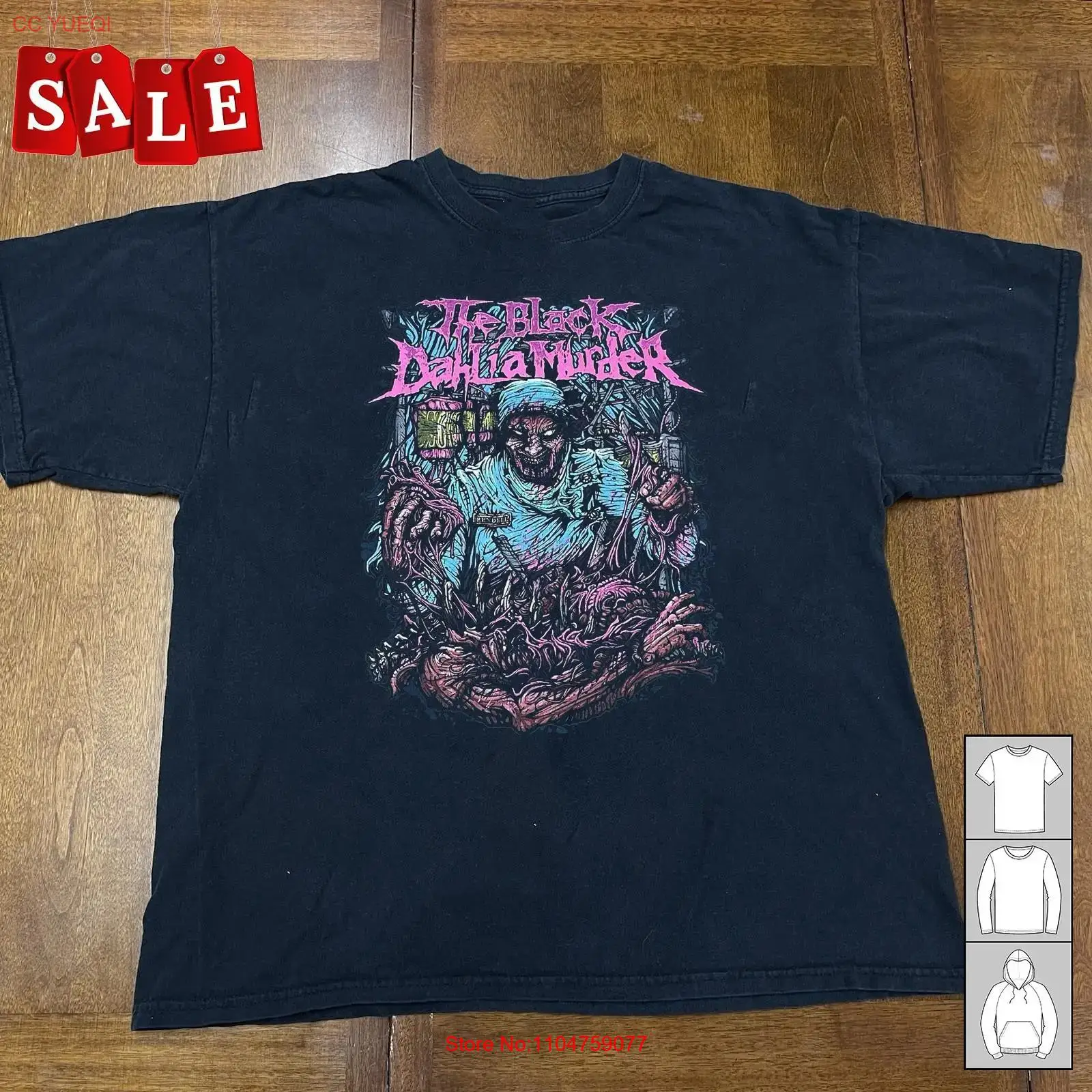 Vintage Fashion Paris - Camiseta Hot The Black Dahlia Murder