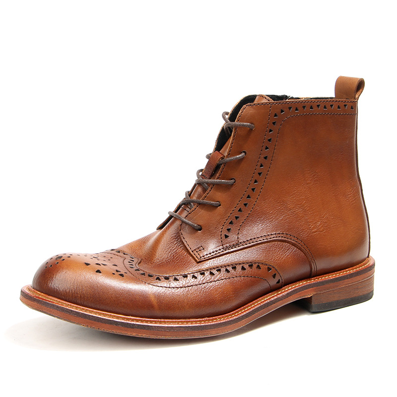 Vintage Fashion Luxury - Vintage masculino tornozelo chelsea botas de