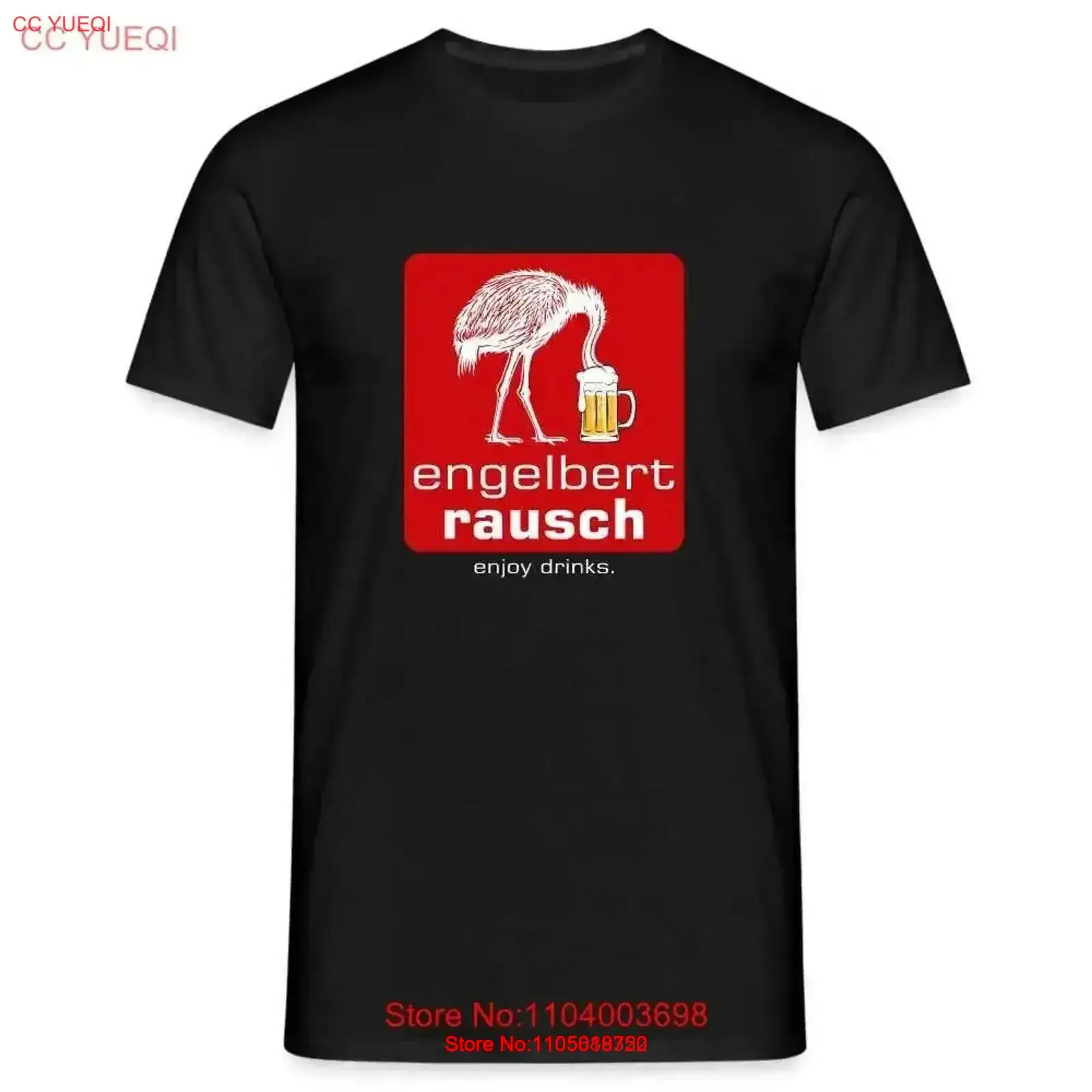 Vintage Fashion Ideas - Camiseta Engelbert Rausch Beer, Engraçada, Paródia,