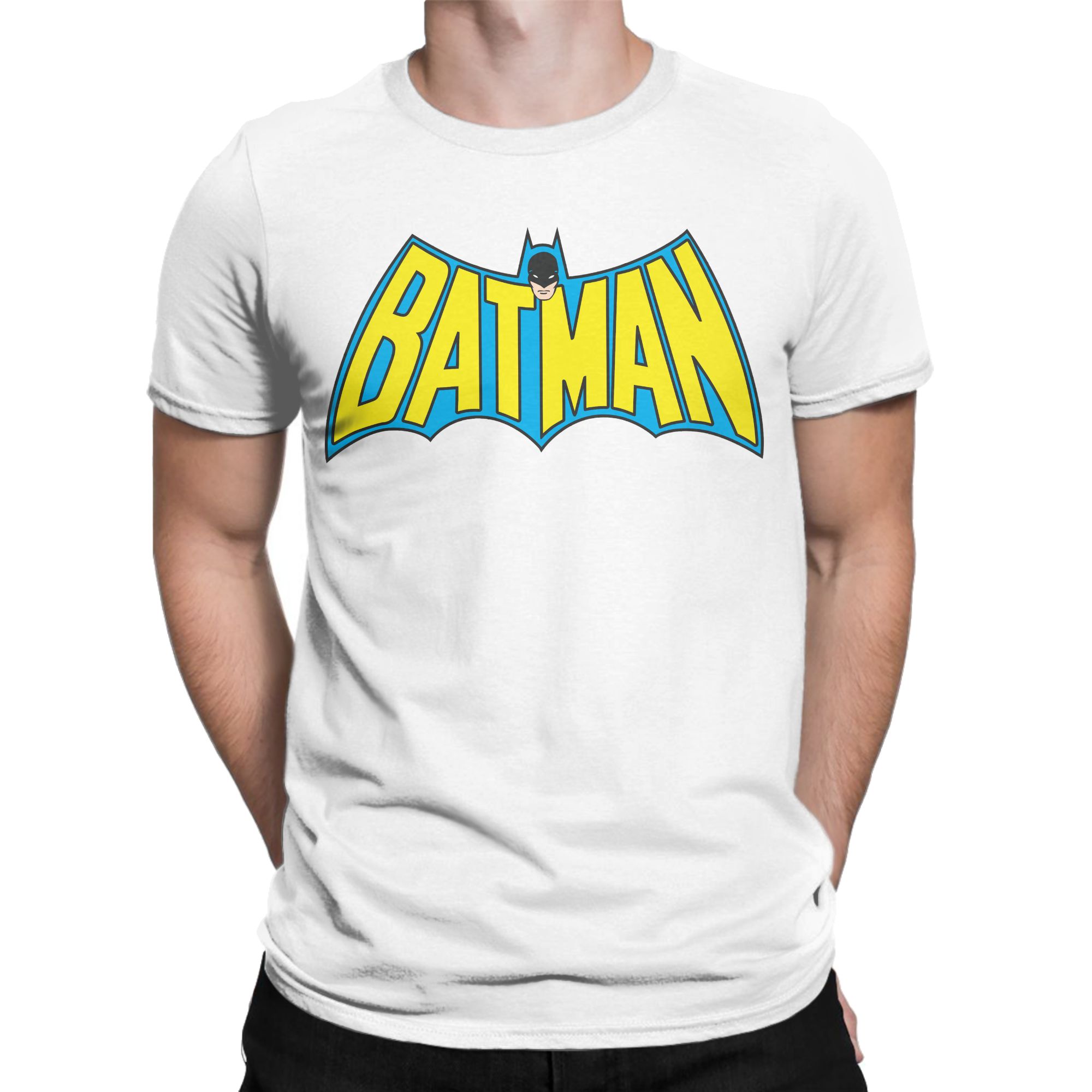 Vintage Fashion Ideas - Camiseta vintage com logotipo do Batman