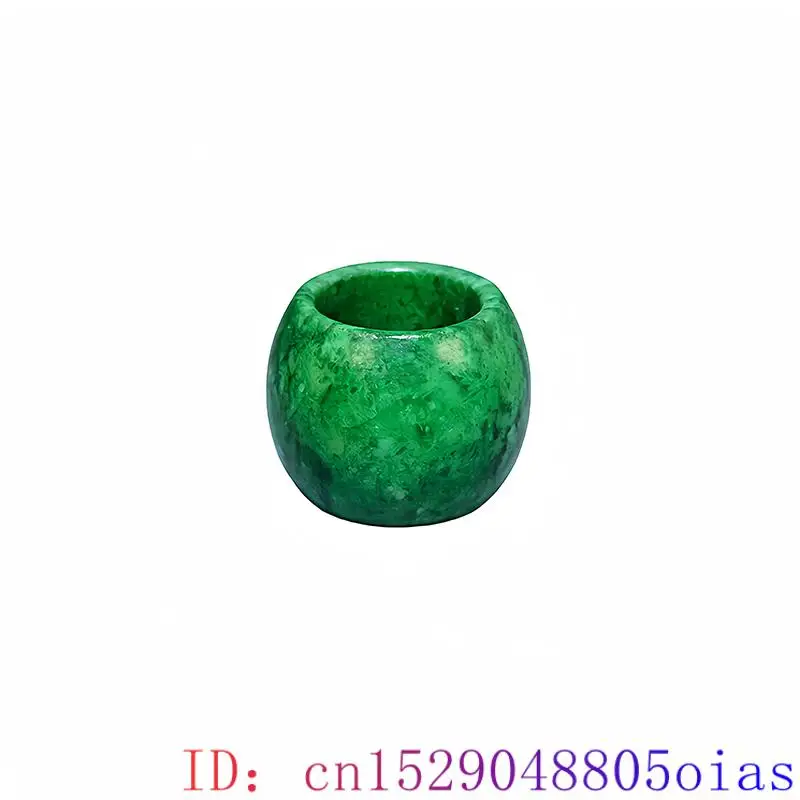 Anéis de Jade Verdes para Mulh - Vintage Fashion Rings For Women avaliação e preço