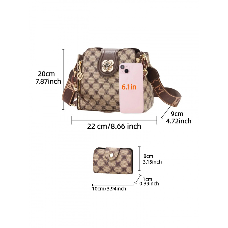 Bolsa de ombro vintage com est - Vintage Fashion Women avaliação e preço