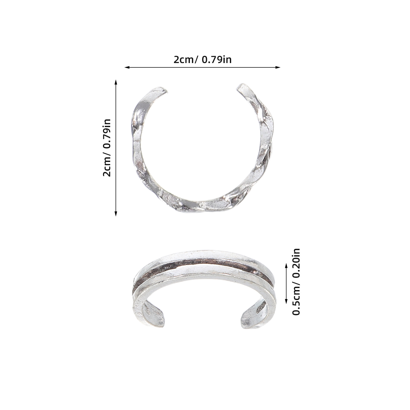 12pçs conjunto de anéis de ded - Vintage Fashion Rings For Women avaliação e preço