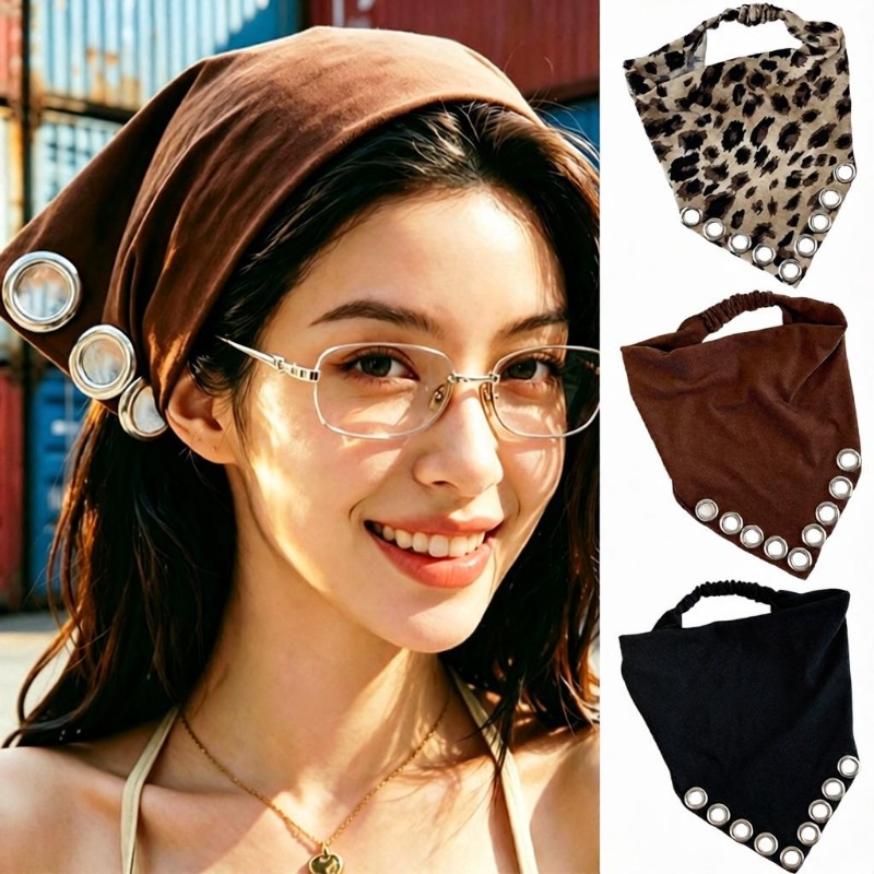 Lenço de Cabeça Vintage Y2K co - Vintage Fashion Rings For Women avaliação e preço