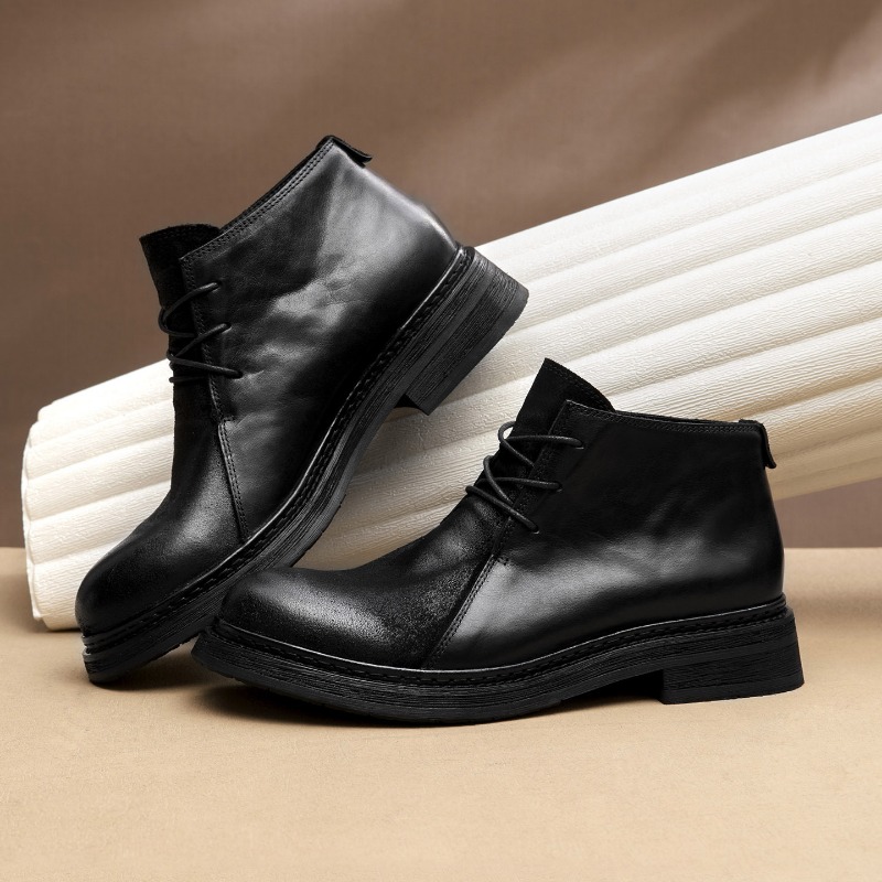 Botas Masculinas Vintage de Co - Vintage Fashion Luxury avaliação e preço