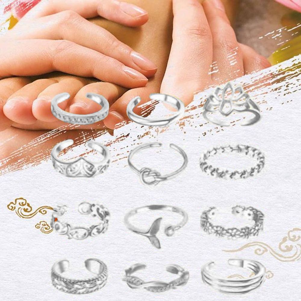 Conjunto de Anéis de Dedo do P - Vintage Fashion Rings For Women avaliação e preço