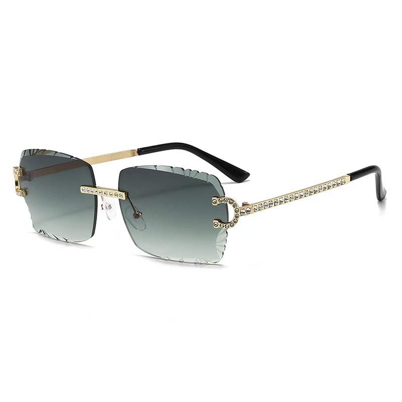Óculos de Sol Quadrados Sem Ar - Vintage Fashion Luxury avaliação e preço