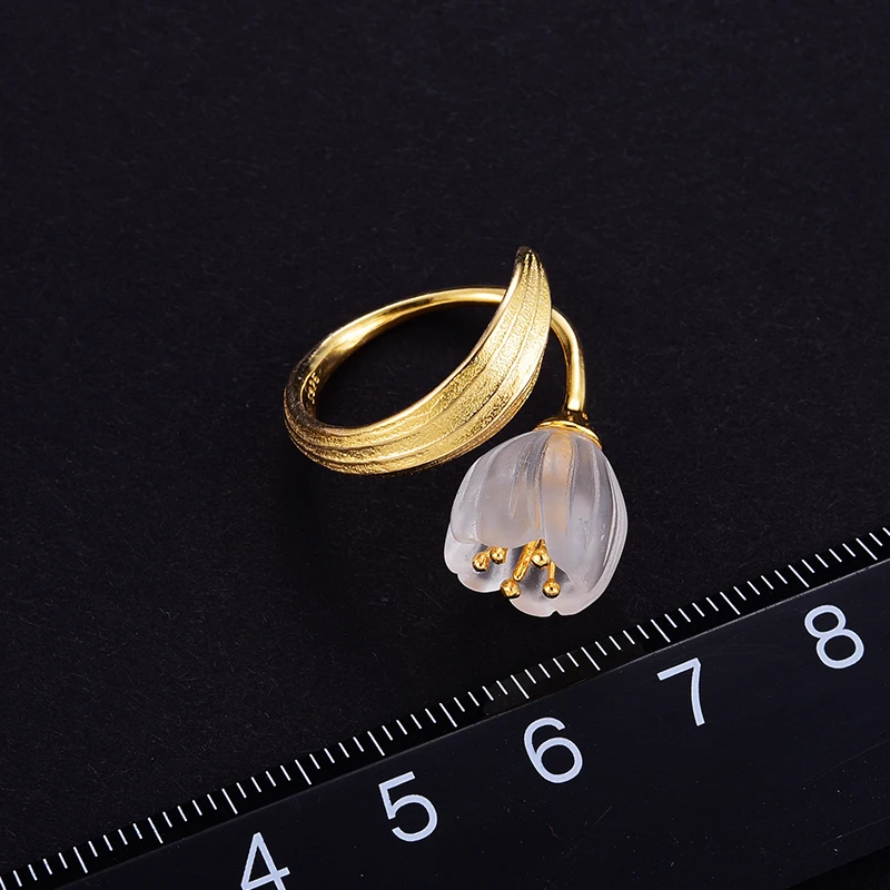 Anéis de abertura de folhas fl - Vintage Fashion Rings For Women avaliação e preço