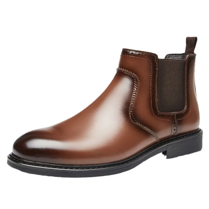 Botas oxford de couro masculin - Vintage Fashion Luxury avaliação e preço