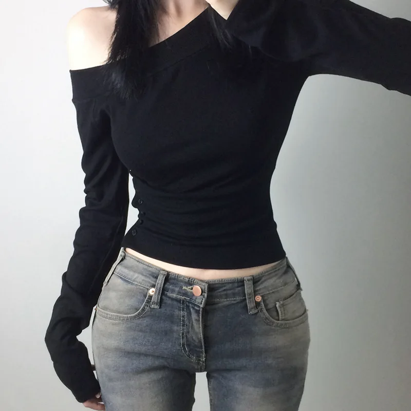 Camiseta Vintage Y2K com Botõe - Vintage Fashion Women avaliação e preço