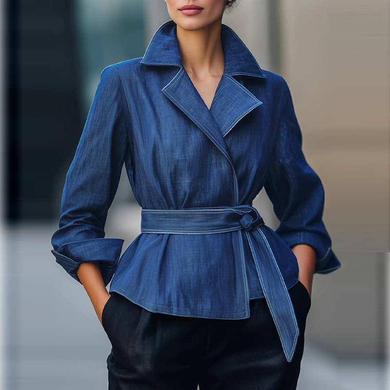 Jaqueta Jeans Feminina Outono/ - Vintage Fashion Women avaliação e preço