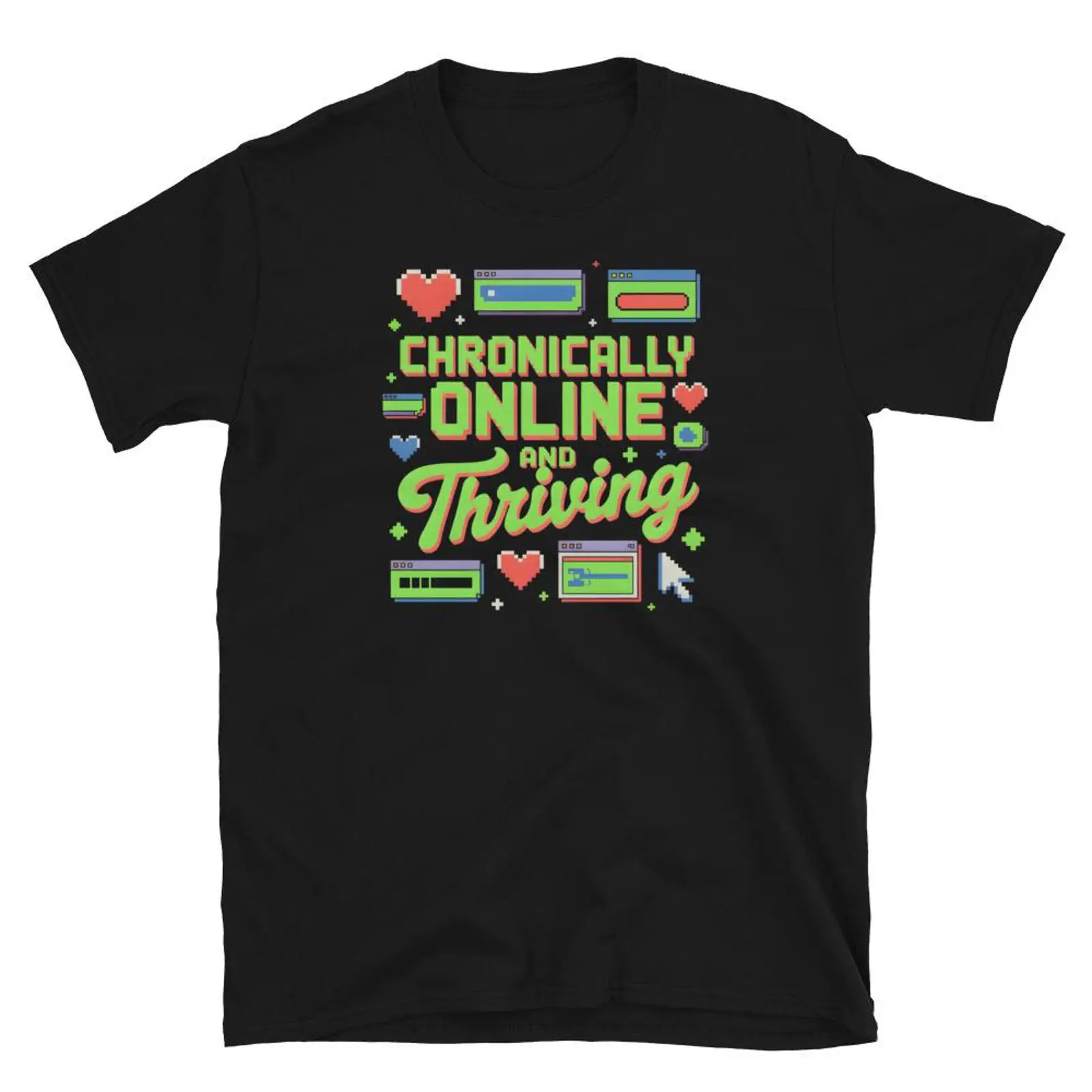 Camiseta Chronically Online An - Vintage Fashion Gen Z avaliação e preço